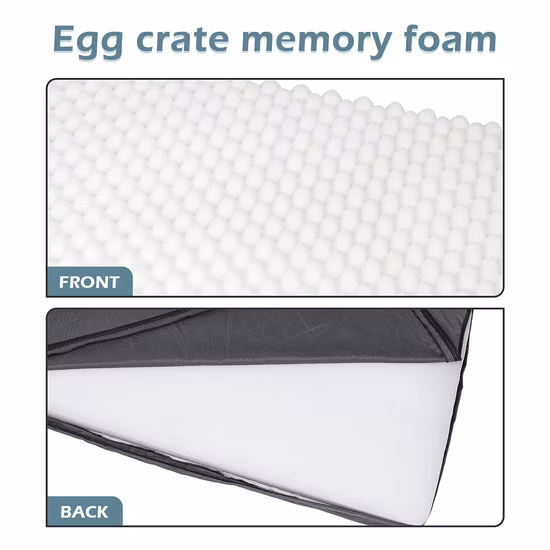 Colchão ortopédico para cama de cachorro com capa removível e lavável