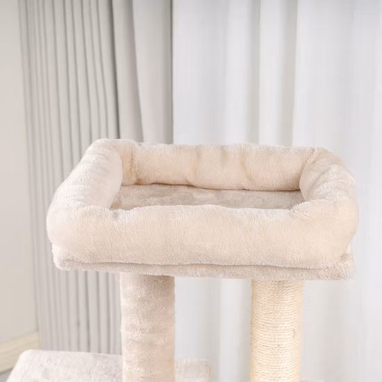 Rena Pet Durável Três Camadas Gato Scratcher Casa Gato Árvore Mesa Transportadora Brinquedo Móveis Destacáveis